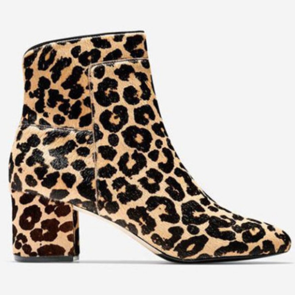 🔥EUC🔥 | Cole Haan | Arden | Leopard Print | Genuine Leather Bootie | Size:  8B